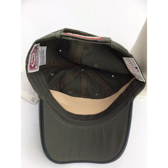 Atlanta Braves Hat Adjustable Strap By Annco Embroidered Olive - Picture 9 of 10